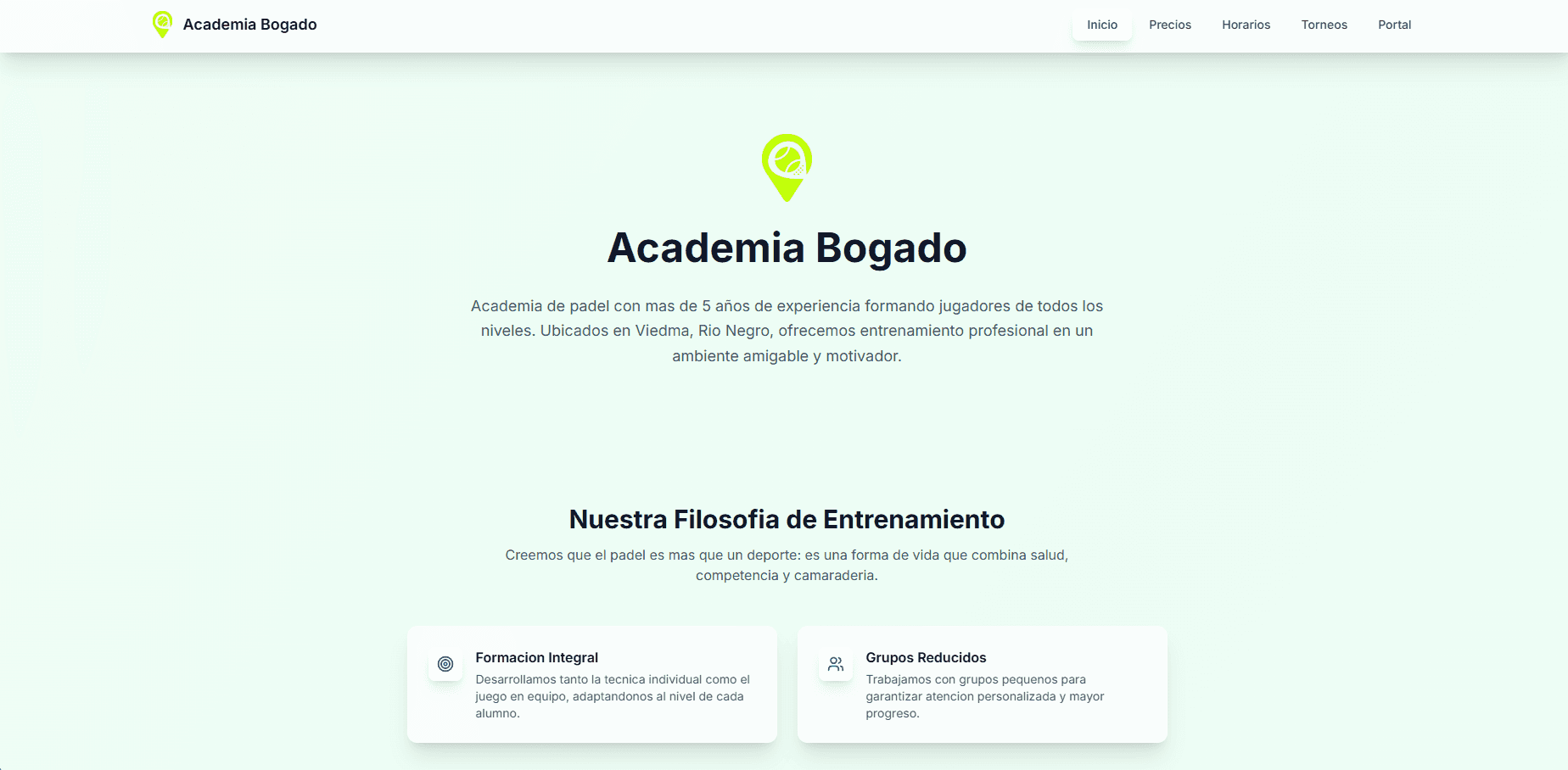 Academia bogado - Padel